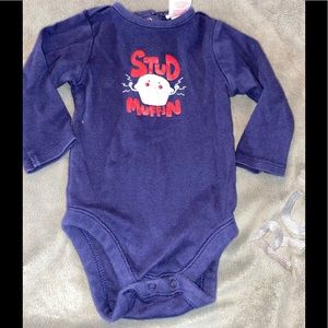 Old Navy 3-6 mos long sleeve bodysuit